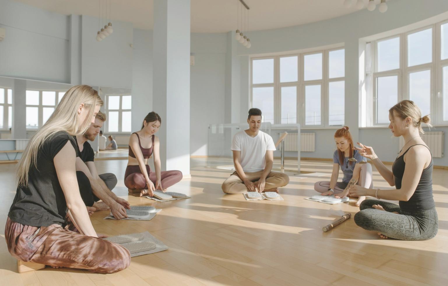 Entspannende Praxis in ruhiger Atmosphäre